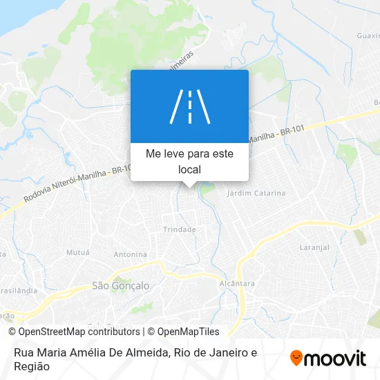 Rua Maria Amélia De Almeida mapa