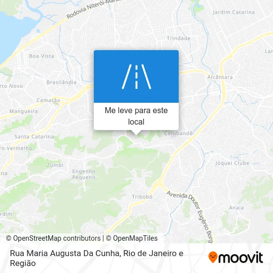 Rua Maria Augusta Da Cunha mapa
