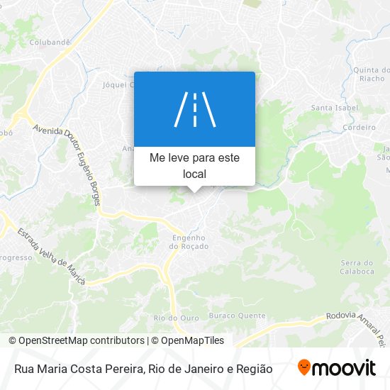Rua Maria Costa Pereira mapa