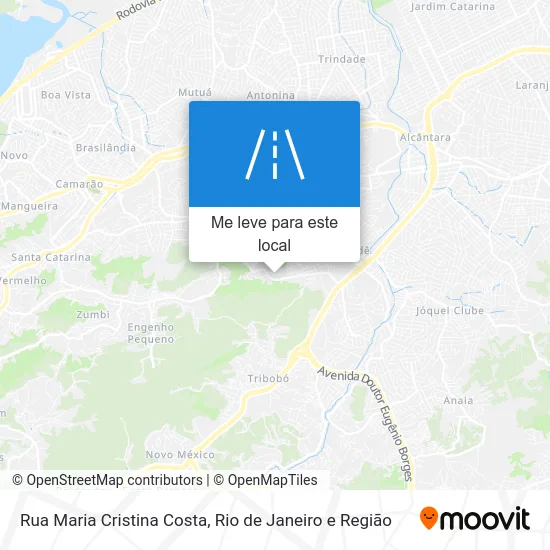 Rua Maria Cristina Costa mapa