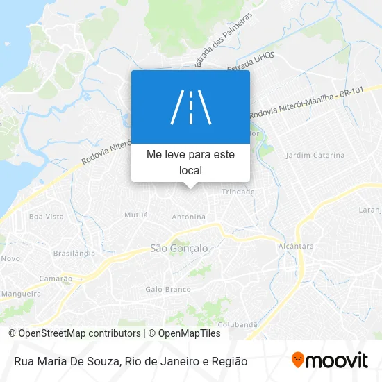 Rua Maria De Souza mapa