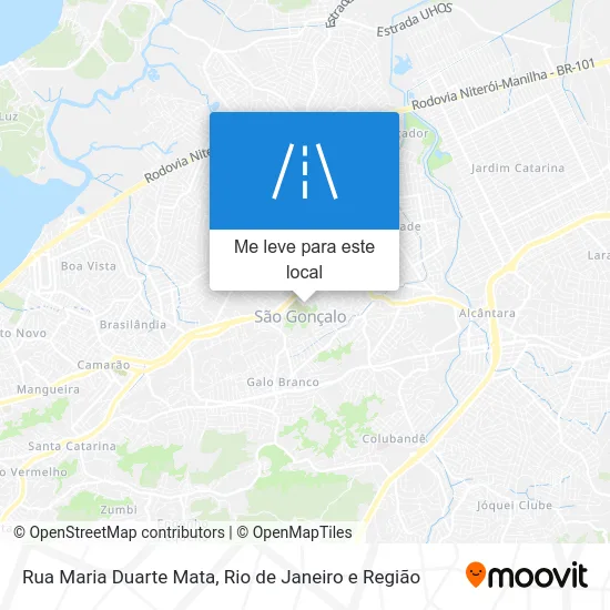 Rua Maria Duarte Mata mapa