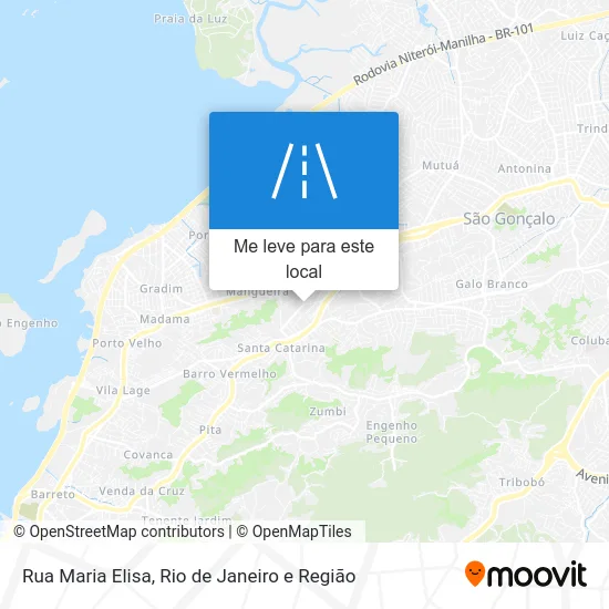 Rua Maria Elisa mapa
