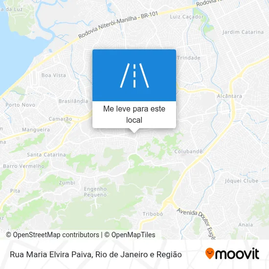Rua Maria Elvira Paiva mapa