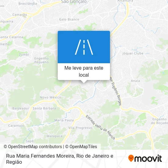 Rua Maria Fernandes Moreira mapa