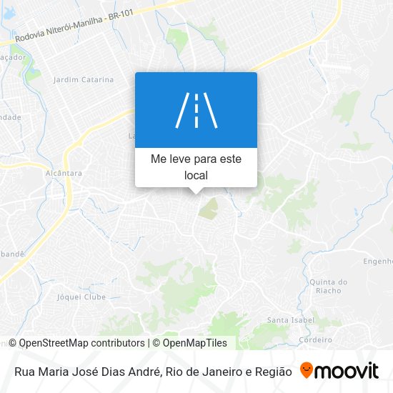 Rua Maria José Dias André mapa