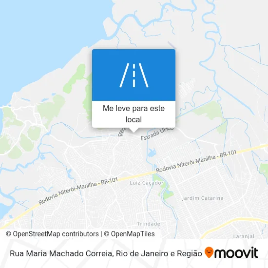 Rua Maria Machado Correia mapa