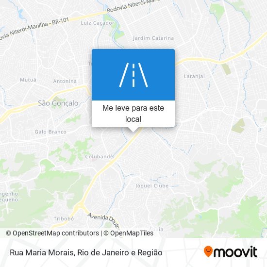 Rua Maria Morais mapa