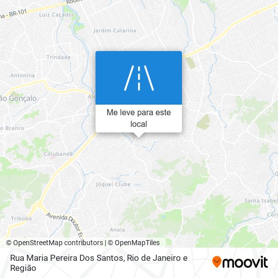 Rua Maria Pereira Dos Santos mapa