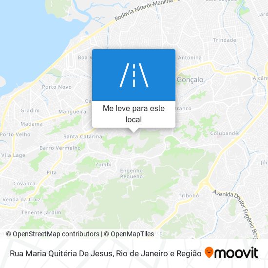 Rua Maria Quitéria De Jesus mapa