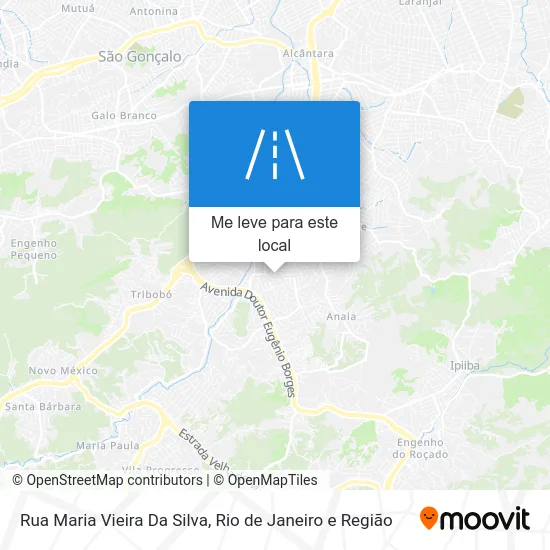 Rua Maria Vieira Da Silva mapa