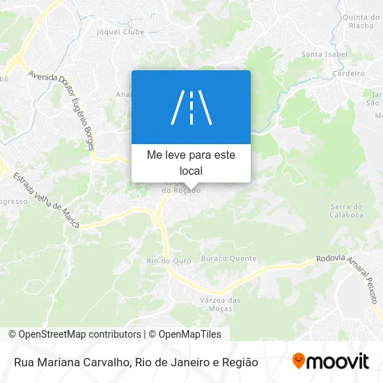 Rua Mariana Carvalho mapa