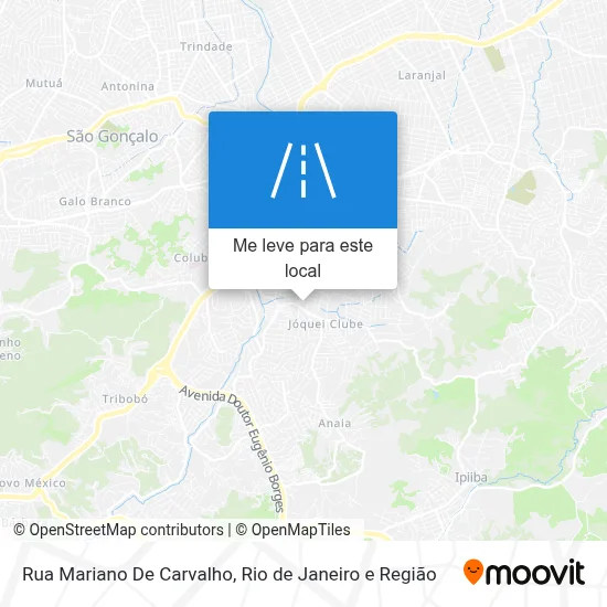 Rua Mariano De Carvalho mapa