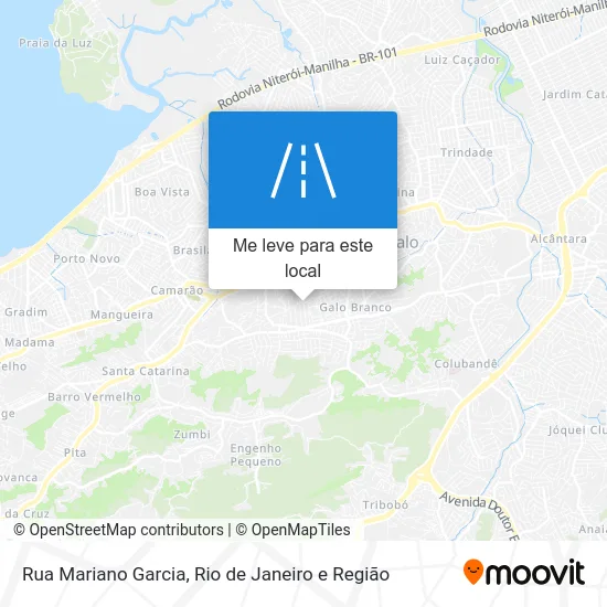 Rua Mariano Garcia mapa