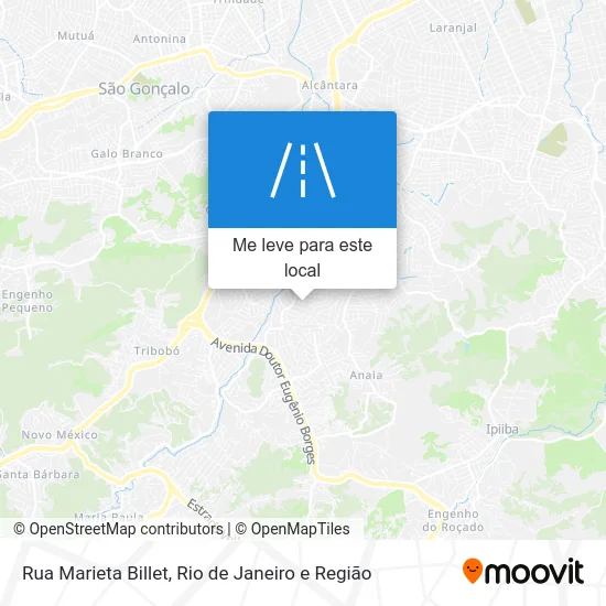 Rua Marieta Billet mapa