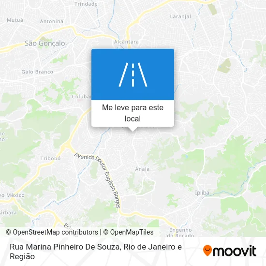 Rua Marina Pinheiro De Souza mapa