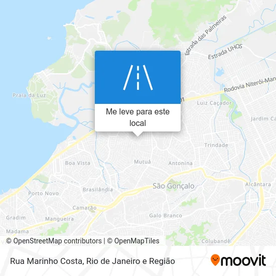 Rua Marinho Costa mapa