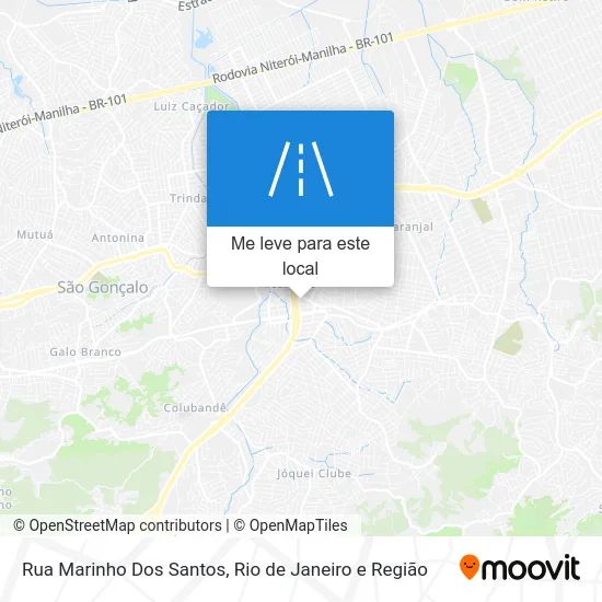 Rua Marinho Dos Santos mapa