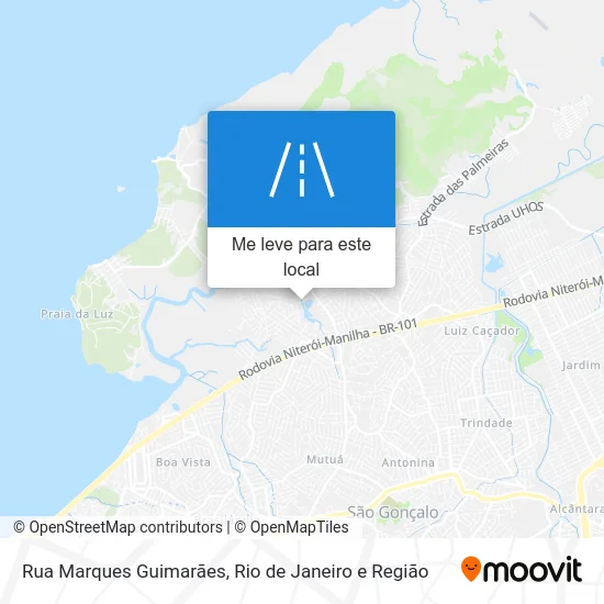 Rua Marques Guimarães mapa