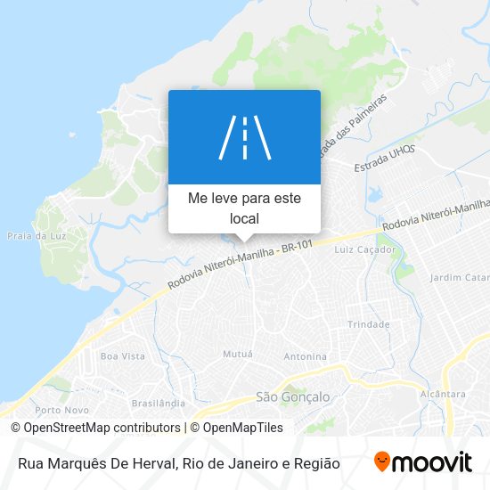 Rua Marquês De Herval mapa