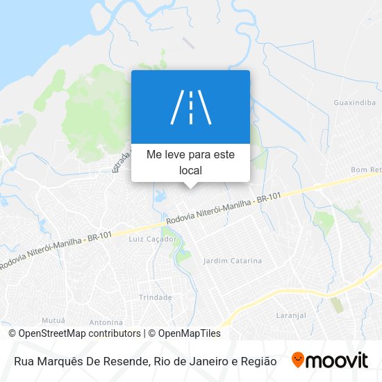 Rua Marquês De Resende mapa