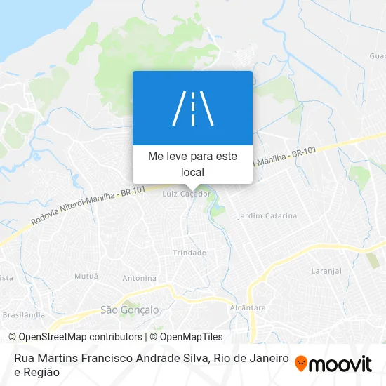Rua Martins Francisco Andrade Silva mapa