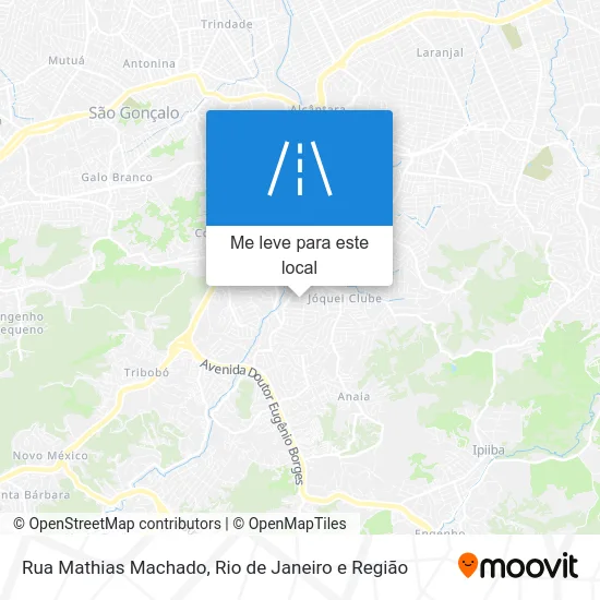 Rua Mathias Machado mapa