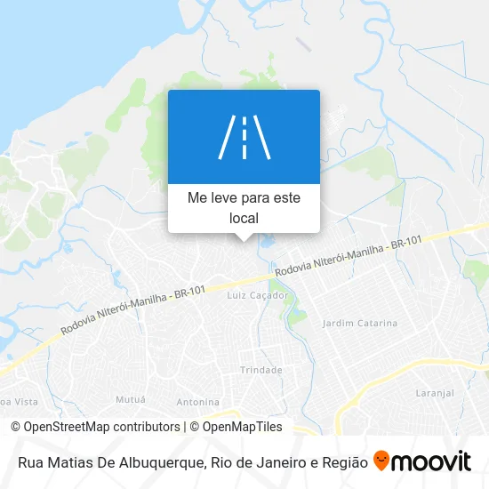Rua Matias De Albuquerque mapa