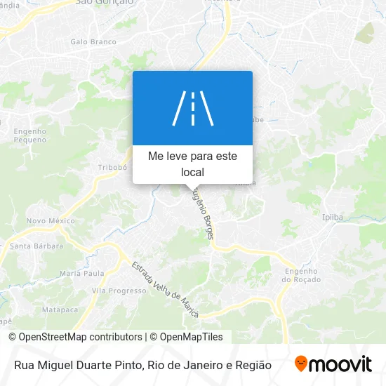 Rua Miguel Duarte Pinto mapa
