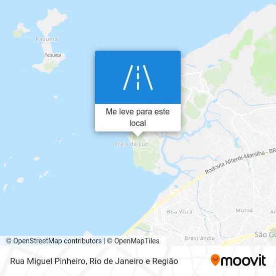 Rua Miguel Pinheiro mapa