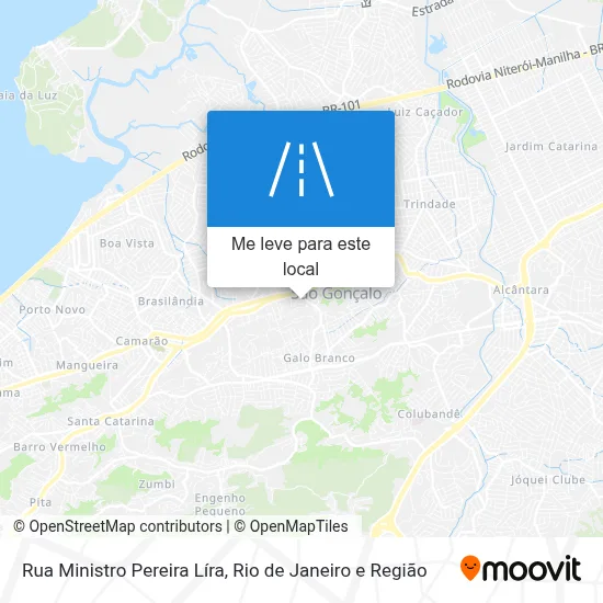 Rua Ministro Pereira Líra mapa