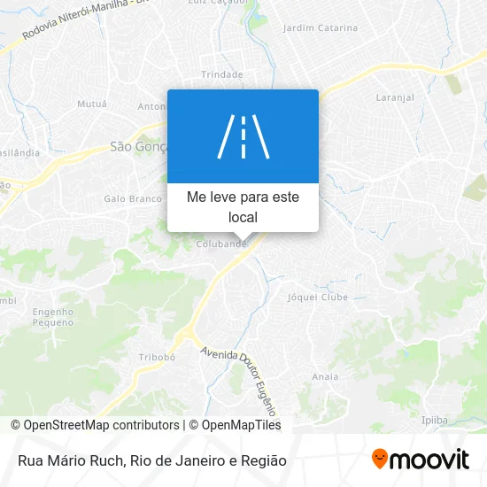 Rua Mário Ruch mapa