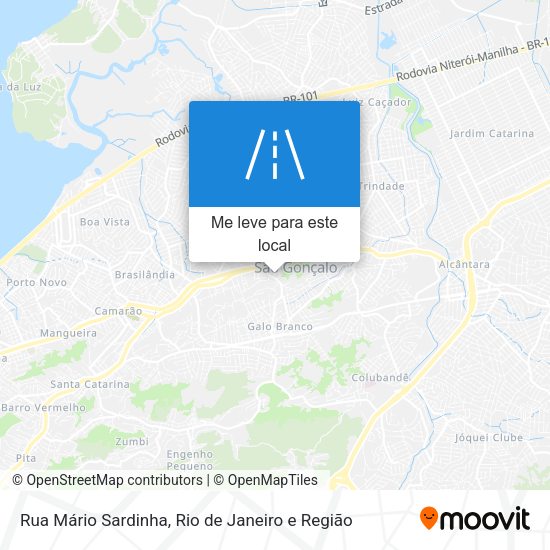 Rua Mário Sardinha mapa