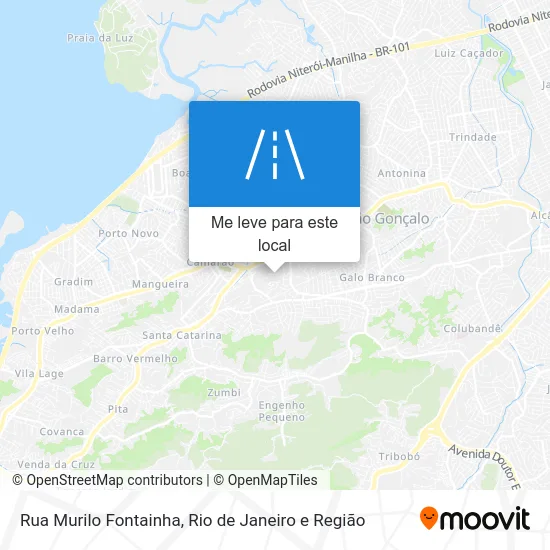 Rua Murilo Fontainha mapa