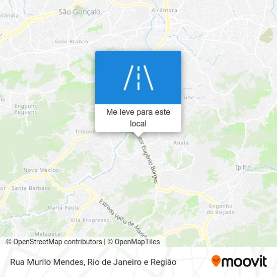 Rua Murilo Mendes mapa