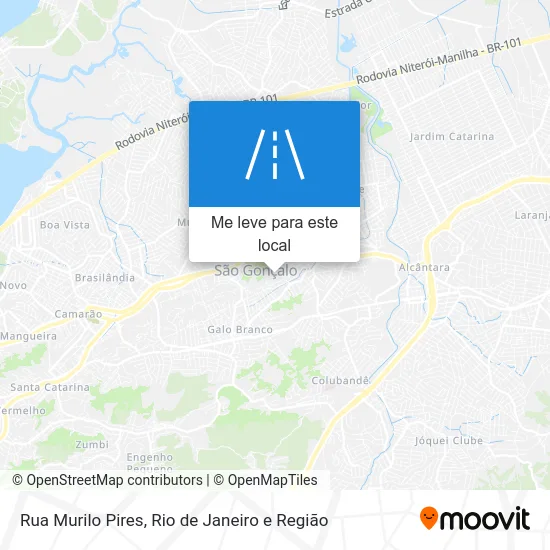 Rua Murilo Pires mapa