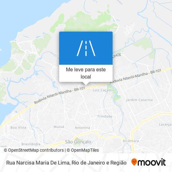 Rua Narcisa Maria De Lima mapa