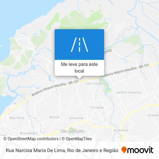 Rua Narcisa Maria De Lima mapa