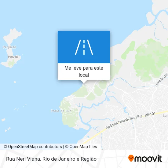 Rua Neri Viana mapa