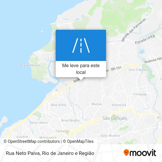Rua Neto Paiva mapa