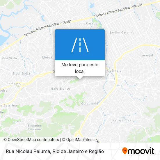 Rua Nicolau Paluma mapa