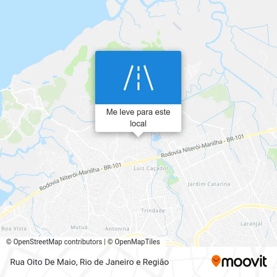 Rua Oito De Maio mapa