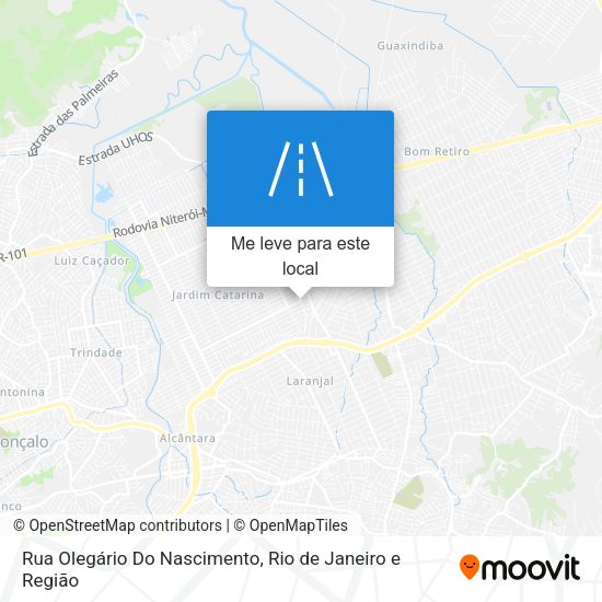 Rua Olegário Do Nascimento mapa