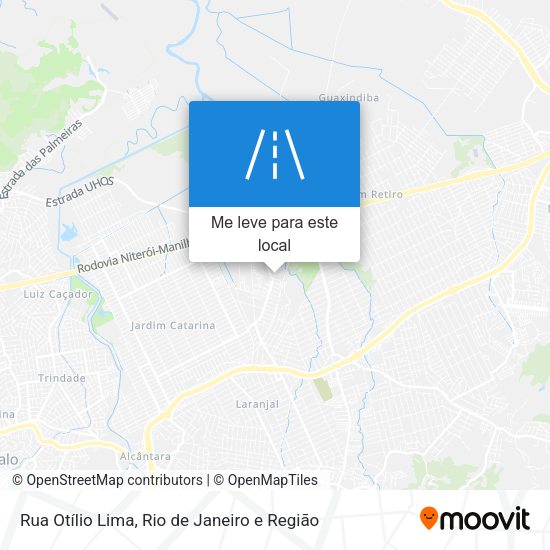 Rua Otílio Lima mapa