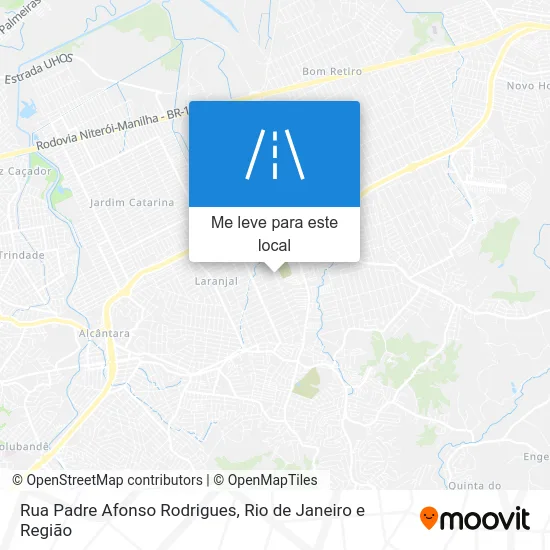 Rua Padre Afonso Rodrigues mapa