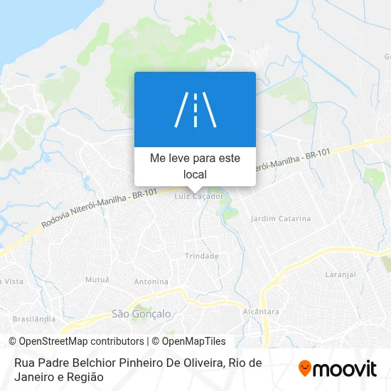 Rua Padre Belchior Pinheiro De Oliveira mapa