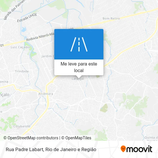 Rua Padre Labart mapa