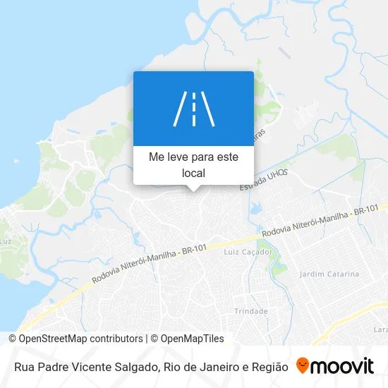 Rua Padre Vicente Salgado mapa
