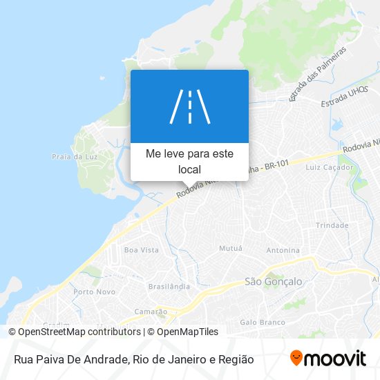 Rua Paiva De Andrade mapa