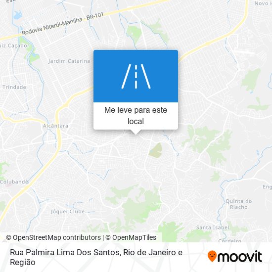 Rua Palmira Lima Dos Santos mapa